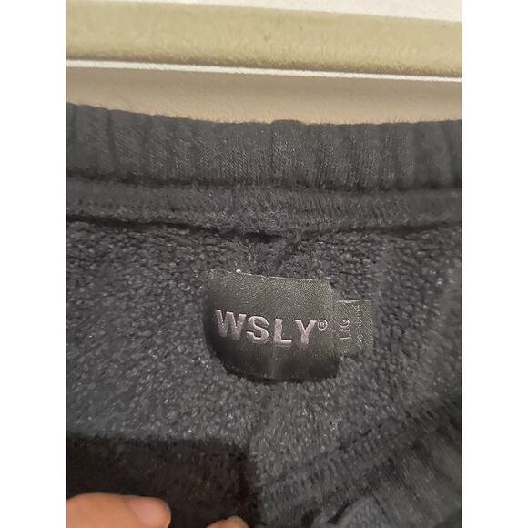 WSLY Drawstring Sweatpant Joggers in Black Size Large - Picture 4 of 7